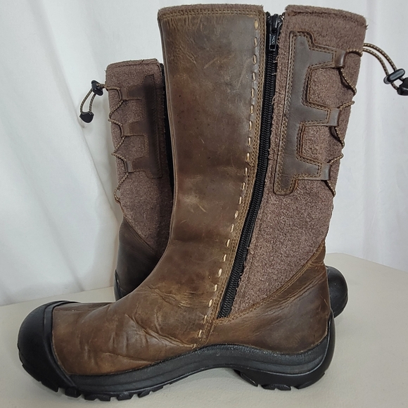 Keen Women's Winthrop II Waterproof Dry Leather Boots - Size 9.5 - Picture 2 of 16